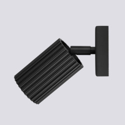 Applique KARBON Noir Sollux | Applique Murale GU10 Orientable Design