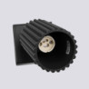 Applique KARBON Noir Sollux | Applique Murale GU10 Orientable Design