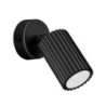 Applique KARBON Noir avec Interrupteur Sollux | Applique GU10 Orientable