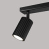 Plafonnier KARBON 2 Noir Sollux | 2 Spots GU10 Orientables Design
