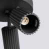 Plafonnier KARBON 3P Noir Sollux | 3 Spots GU10 Orientables Design