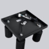 Plafonnier KARBON 4 Noir Sollux | Plafonnier 4 Spots GU10 Orientables