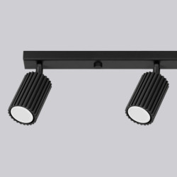 Plafonnier KARBON 4L noir