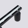 Plafonnier KARBON 6L Noir Sollux | 6 Spots GU10 Orientables 117 cm