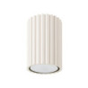Plafonnier KARBON 10 Beige Sollux | Spot GU10 Design Compact