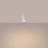Plafonnier KARBON 10 Beige Sollux | Spot GU10 Design Compact