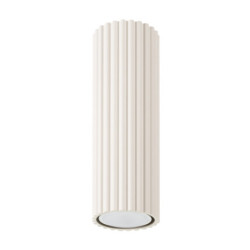 Plafonnier KARBON 20 Beige Sollux | Spot Tubulaire GU10 Design 20 cm