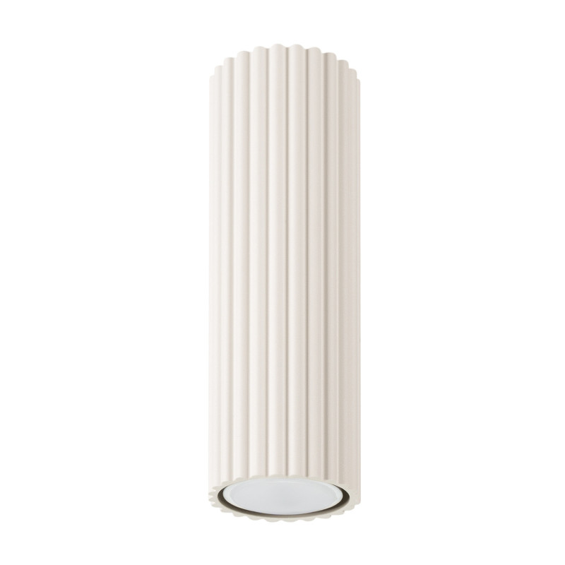 Plafonnier KARBON 20 Beige Sollux | Spot Tubulaire GU10 Design 20 cm