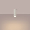 Plafonnier KARBON 20 Beige Sollux | Spot Tubulaire GU10 Design 20 cm