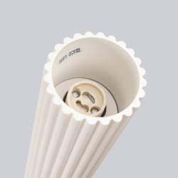 Plafonnier KARBON 20 Beige Sollux | Spot Tubulaire GU10 Design 20 cm