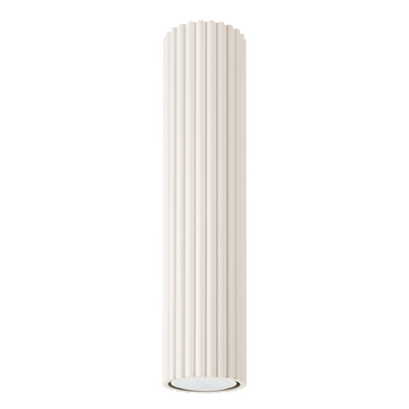Plafonnier KARBON 30 Beige Sollux | Spot Tubulaire GU10 Design 30 cm