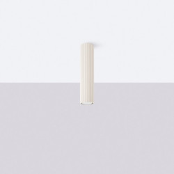 Plafonnier KARBON 30 Beige Sollux | Spot Tubulaire GU10 Design 30 cm