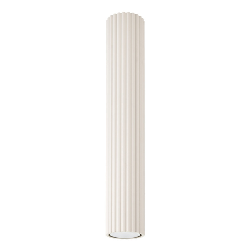 Plafonnier KARBON 40 Beige Sollux | Spot Tubulaire GU10 Design 40 cm