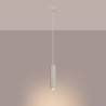 Lampe suspendue KARBON 1 Beige Sollux | Suspension GU10 Design
