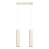 Lampe suspendue KARBON 2 Beige Sollux | Suspension Double GU10 Design