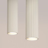 Lampe suspendue KARBON 2 Beige Sollux | Suspension Double GU10 Design