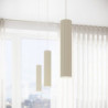 Lampe suspendue KARBON 2 Beige Sollux | Suspension Double GU10 Design