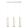 Lampe suspendue KARBON 3L Beige Sollux | Suspension 3 Lumières GU10