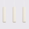 Lampe suspendue KARBON 3L Beige Sollux | Suspension 3 Lumières GU10