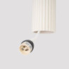Lampe suspendue KARBON 3L Beige Sollux | Suspension 3 Lumières GU10