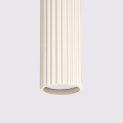 Lampe suspendue KARBON 3L Beige Sollux | Suspension 3 Lumières GU10