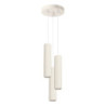 Lampe suspendue KARBON 3P Beige Sollux | Suspension Triple GU10 Design