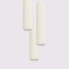 Lampe suspendue KARBON 3P Beige Sollux | Suspension Triple GU10 Design