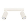 Plafonnier KARBON 2 Beige Sollux | Plafonnier 2 Spots GU10 Orientables