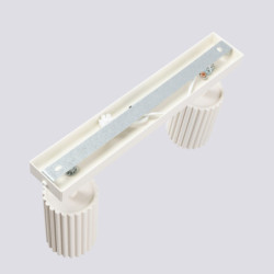 Plafonnier KARBON 2 Beige Sollux | Plafonnier 2 Spots GU10 Orientables