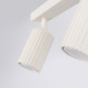 Plafonnier KARBON 2 Beige Sollux | Plafonnier 2 Spots GU10 Orientables