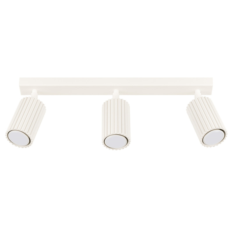 Plafonnier KARBON 3L Beige Sollux | Plafonnier 3 Spots GU10 Orientables