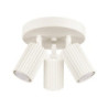 Plafonnier KARBON 3P Beige Sollux | Plafonnier Rond 3 Spots GU10