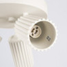 Plafonnier KARBON 3P Beige Sollux | Plafonnier Rond 3 Spots GU10