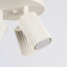 Plafonnier KARBON 3P Beige Sollux | Plafonnier Rond 3 Spots GU10