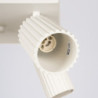 Plafonnier KARBON 4 Beige Sollux | Plafonnier Design 4 Spots GU10