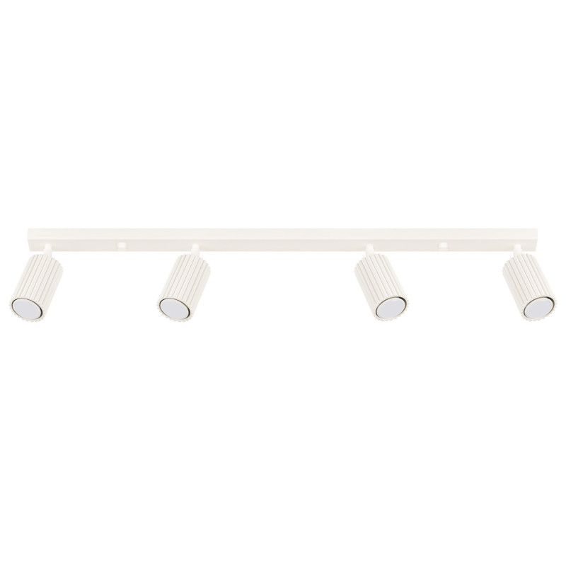 Plafonnier KARBON 4L Beige Sollux | Plafonnier Design 4 Spots GU10