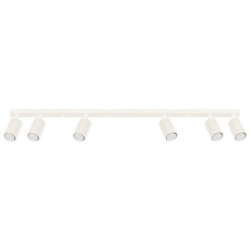 Plafonnier KARBON 6L Beige Sollux | Plafonnier Design 6 Spots GU10