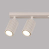 Plafonnier KARBON 6L Beige Sollux | Plafonnier Design 6 Spots GU10