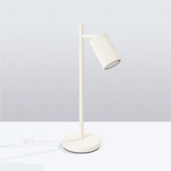 Lampe à poser KARBON Beige Sollux | Lampe Design GU10 Orientable