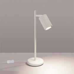 Lampe à poser KARBON Beige Sollux | Lampe Design GU10 Orientable