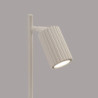 Lampe à poser KARBON Beige Sollux | Lampe Design GU10 Orientable