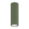 Plafonnier KARBON 20 Vert Olive Sollux | Plafonnier Tube Design GU10