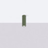 Plafonnier KARBON 20 Vert Olive Sollux | Plafonnier Tube Design GU10
