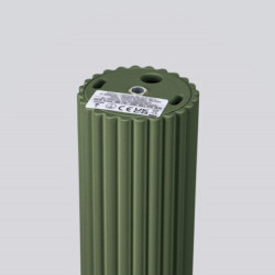 Plafonnier KARBON 40 Vert Olive Sollux | Plafonnier Tube Design GU10