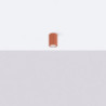 Plafonnier KARBON 10 Rouge Ocre Sollux | Plafonnier Design GU10