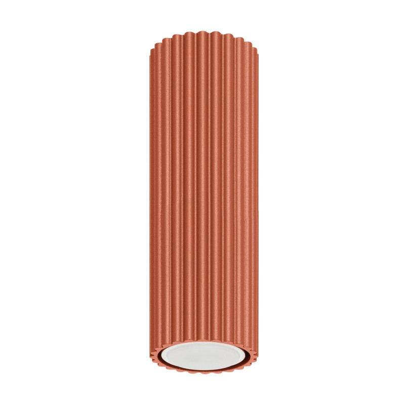 Plafonnier KARBON 20 Rouge Ocre Sollux | Plafonnier Design GU10