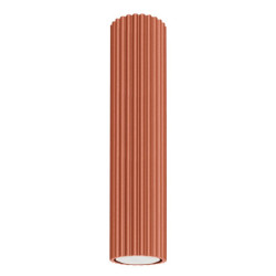Plafonnier KARBON 30 Rouge Ocre Sollux | Plafonnier Design GU10