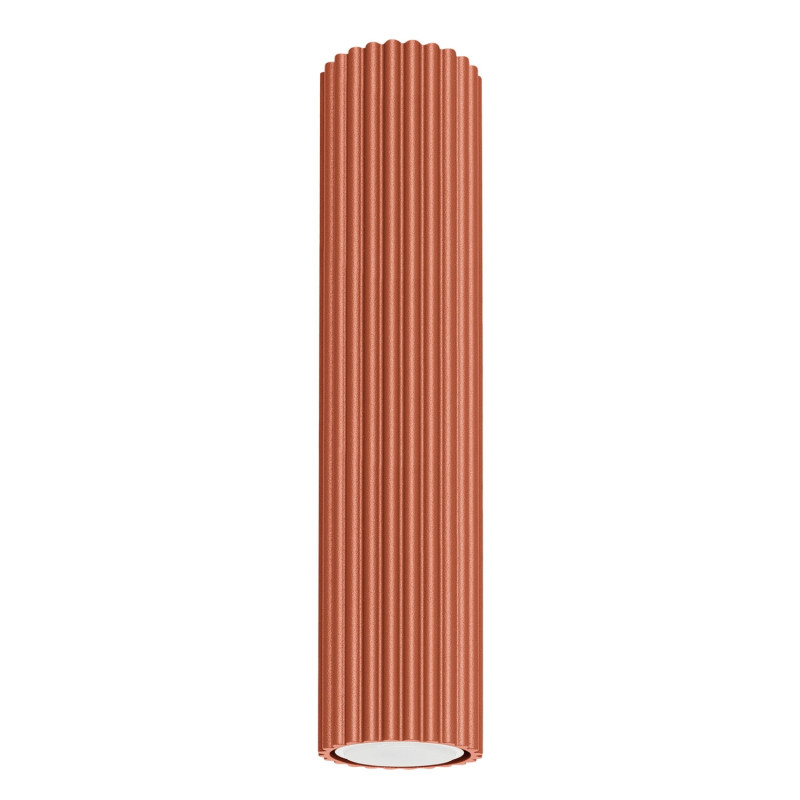 Plafonnier KARBON 30 Rouge Ocre Sollux | Plafonnier Design GU10