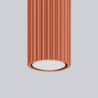 Plafonnier KARBON 60 Rouge Ocre Sollux | Plafonnier Design GU10