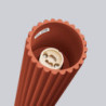Plafonnier KARBON 60 Rouge Ocre Sollux | Plafonnier Design GU10